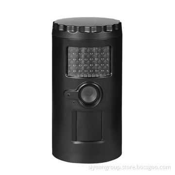 8MP IP66 Water-resistant Invisible IR Day/Night Guard Hidden Time-lapse Camera, White LCD Display